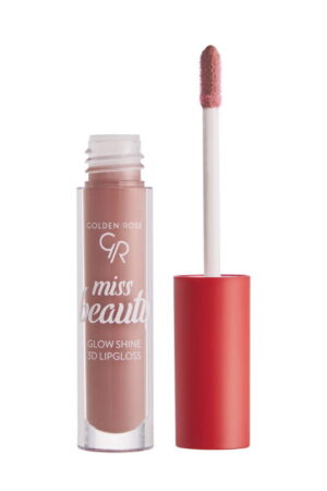 Miss Beauty Glow Shine 3D Lipgloss - 01 Nude Chic - Yoğun Dudak Parlatıcısı